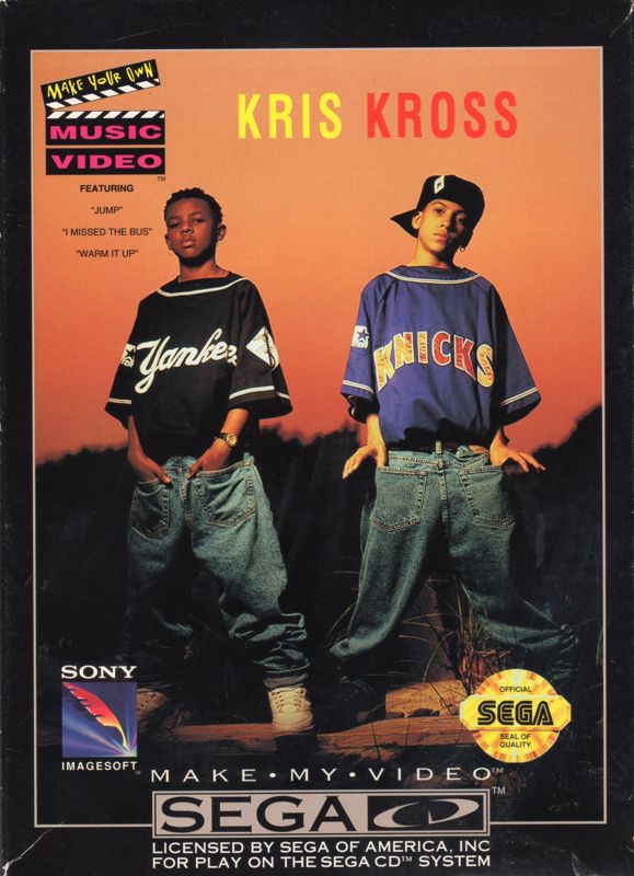 Kris Kross: Make My Video box art for Sega CD